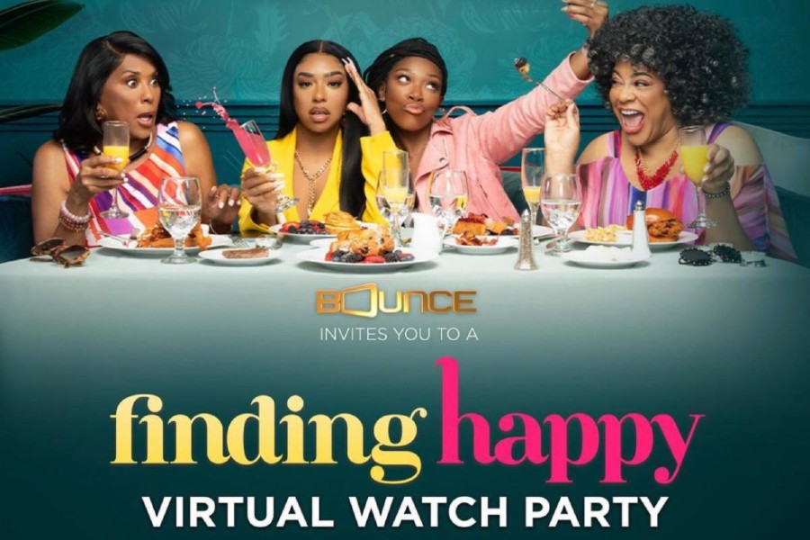 You're Invited, Join B. Simone At Bounce's "Finding Happy" Virtual Watch Party Hosted By DJ Traci Steele