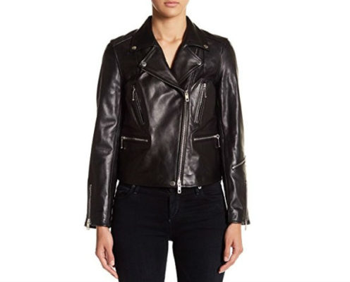 The Perfect Little Black Leather Jacket